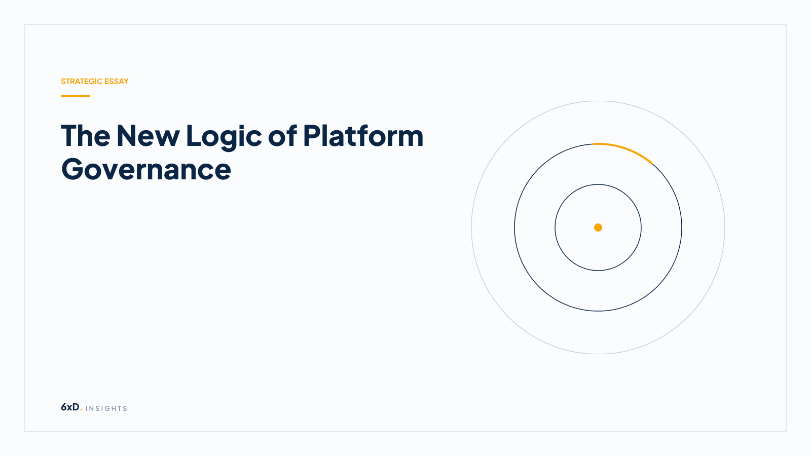 The New Logic of Platform Governance