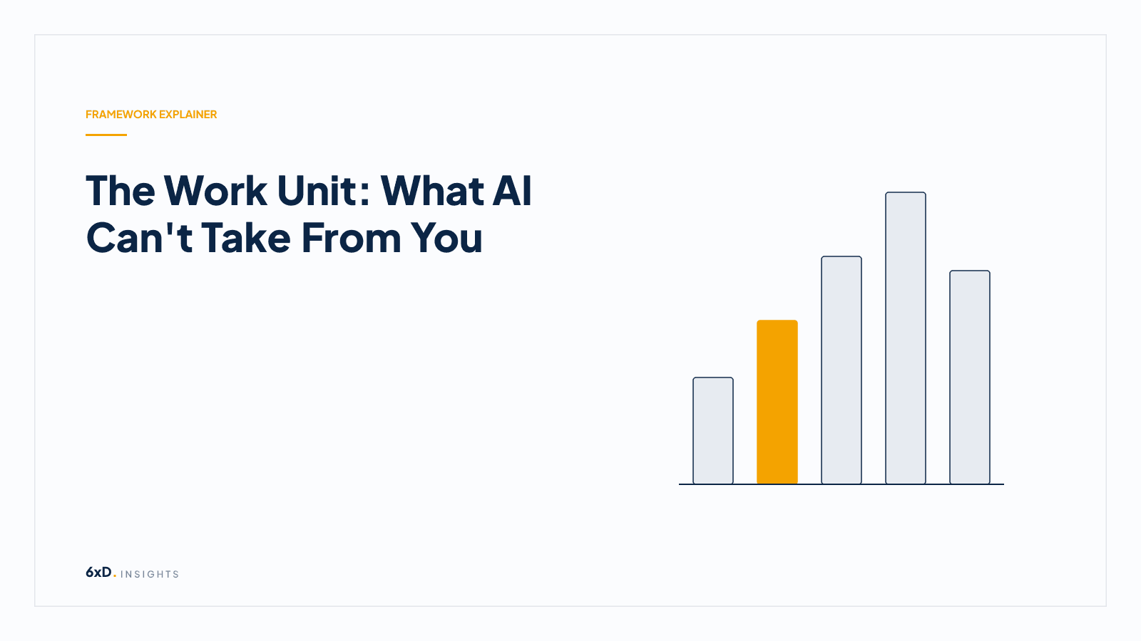 The Work Unit: What AI Can't Take From You