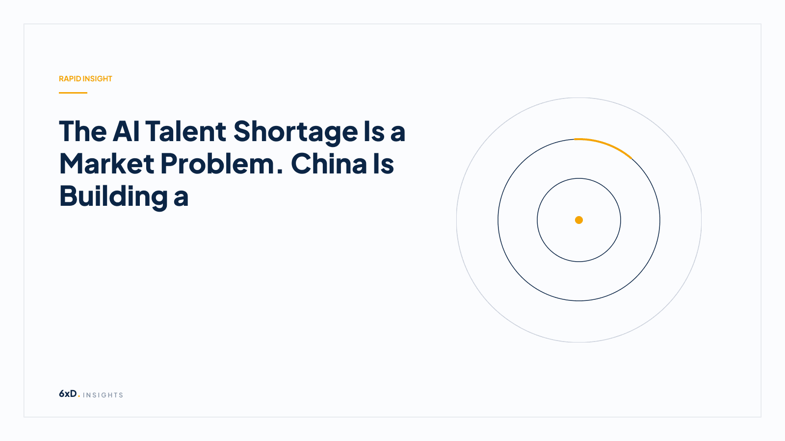 The AI Talent Shortage Is a Market Problem. China Is Building a