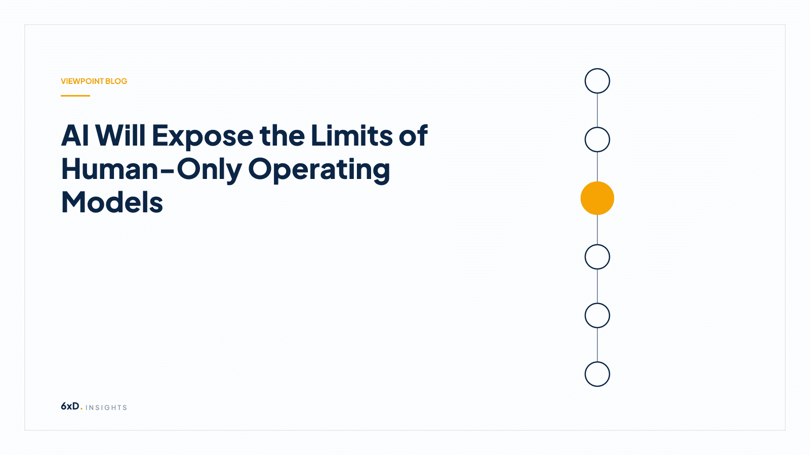 AI Will Expose the Limits of Human-Only Operating Models