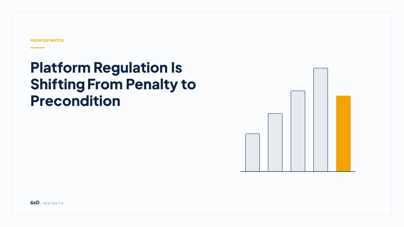 Platform Regulation Is Shifting From Penalty to Precondition