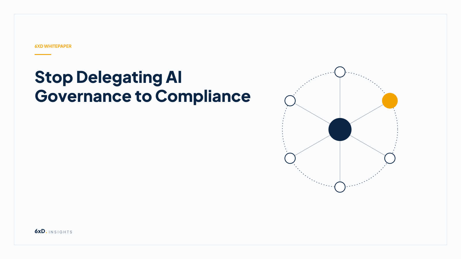 Stop Delegating AI Governance to Compliance