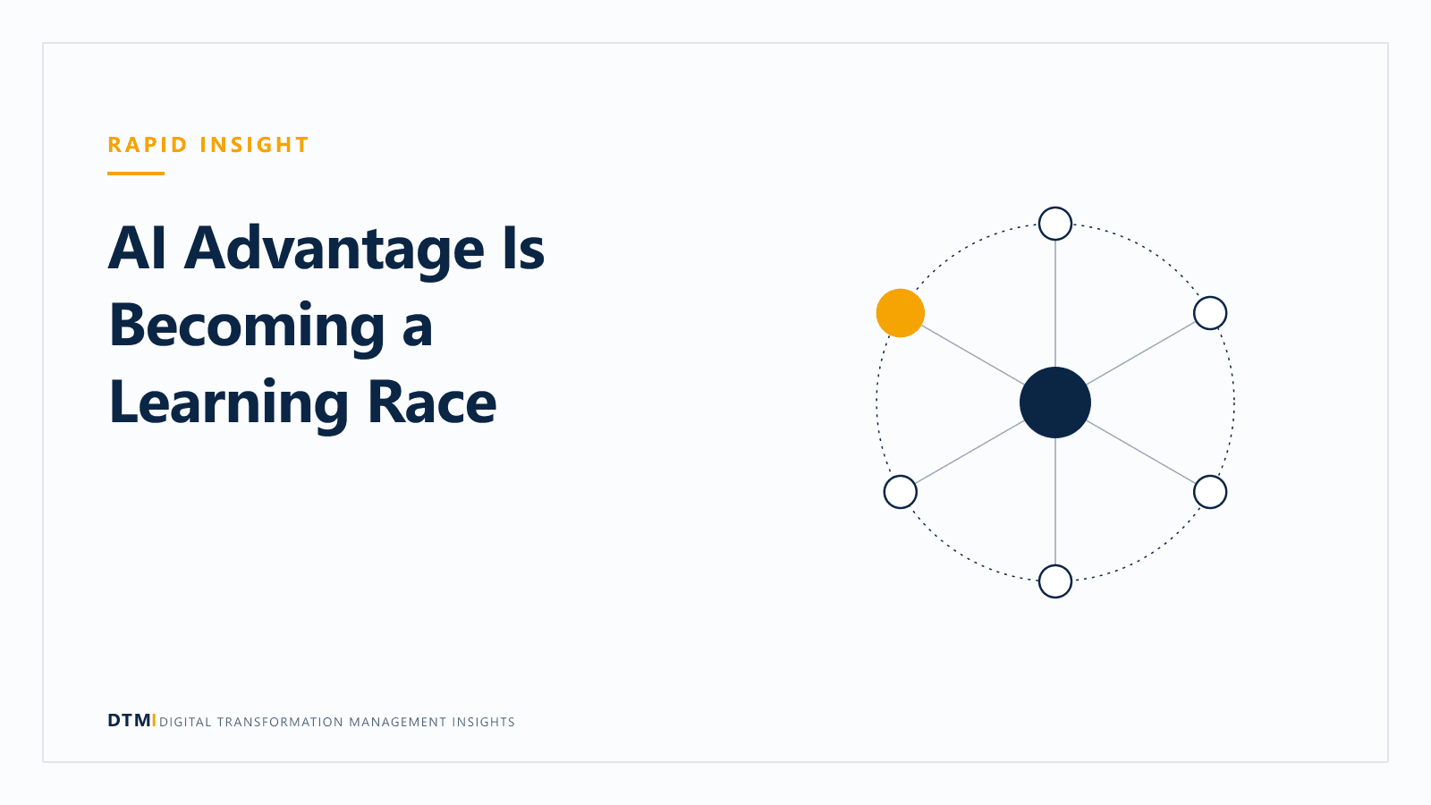 AI Advantage Is Becoming a Learning Race