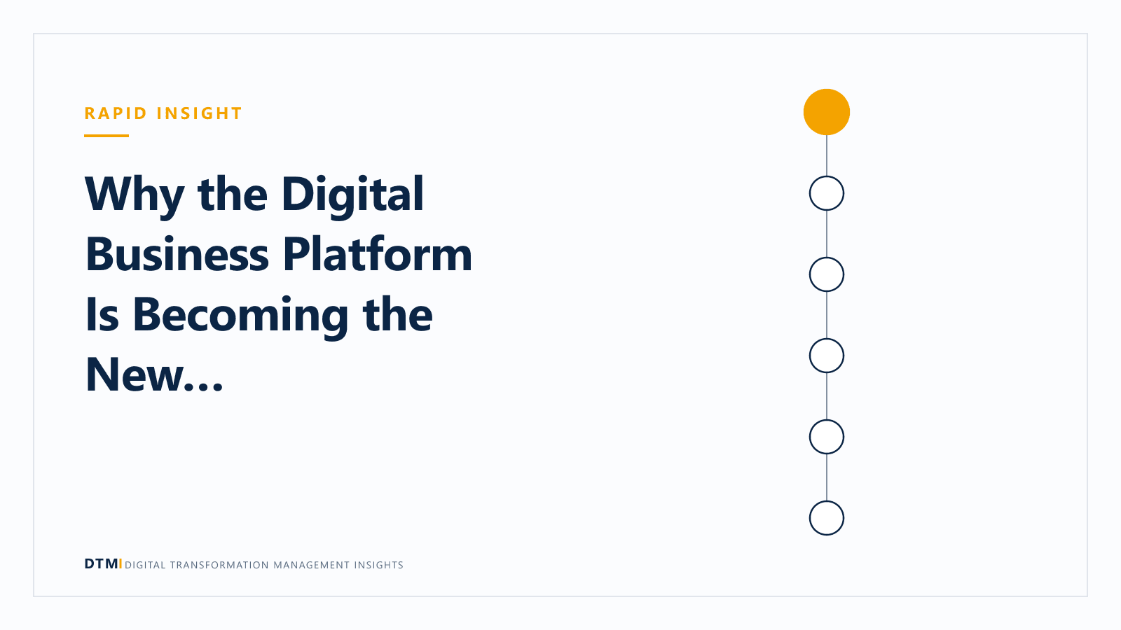 Why the Digital Business Platform Is Becoming the New Enterprise Operating System