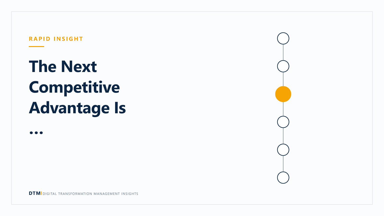 The Next Competitive Advantage Is Organizational Cognition